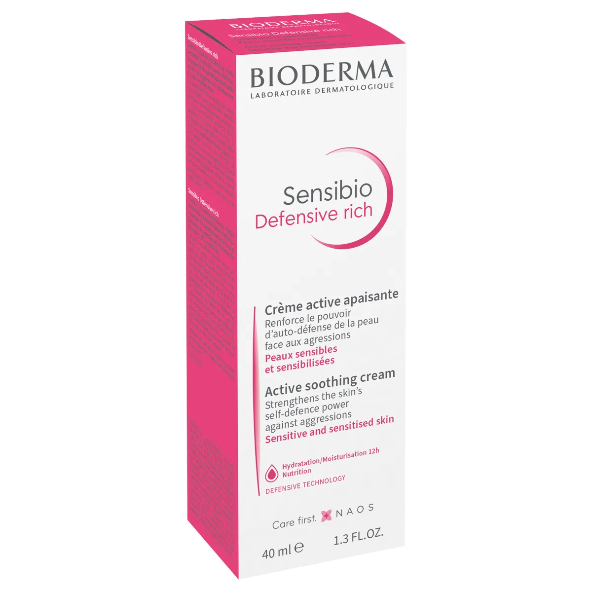 3701129804469_a02e91db4078f0fe07eb89e8333850ce Bioderma Sensibio Defensive Rich Cream 40ml - Image 1