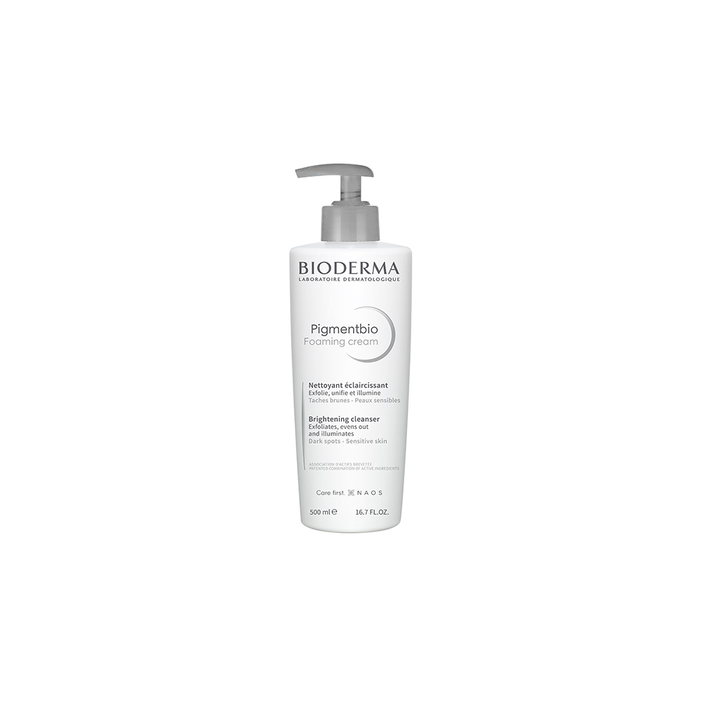 Bioderma Pigmentbio Foaming Cream, 500 ML, Gently Cleanses and Exfoliates Bioderma Pigmentbio Foaming Cleansing Cream 500ml - Image 1