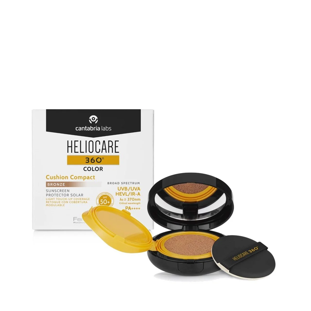 heliocare-360-color-cushion-compact-spf50-bronze-15g Heliocare 360° Oil-Free Compact SPF50+ (Bronze) - Image 1